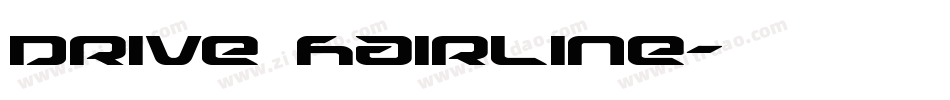 Drive Hairline字体转换
